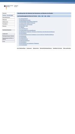 Vorschau der mobilen Webseite www.gesetze-im-internet.de, Verordnung über die Arbeitszeit der Beamtinnen und Beamten des Bundes