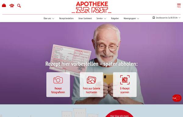 Vorschau von www.apo-zur-post.de, Apotheke zur Post