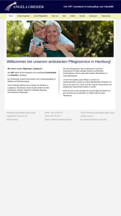 Vorschau der mobilen Webseite krankenpflege-greizer.de, Ambulante Krankenpflege und Altenhilfe
