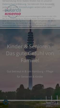 Vorschau der mobilen Webseite s409665766.website-start.de, Kisenio-Pflege