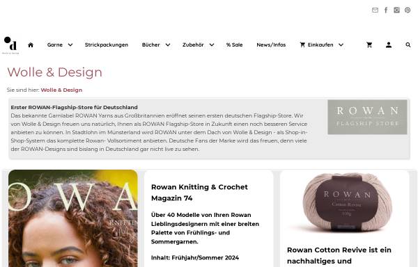 Vorschau von www.wolleunddesign.de, Wolle + Design, Maria Weddewer