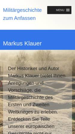 Vorschau der mobilen Webseite weltkriegsbuch.de, Militärgeschichte zum Anfassen