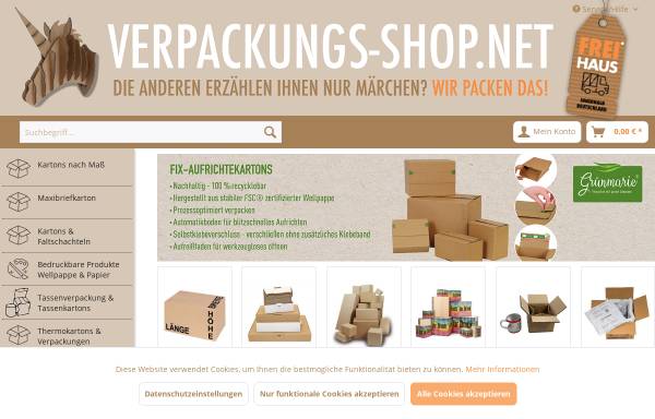 Vorschau von www.verpackungs-shop.net, MDF-Verpackungen, Inh. Dietmar Franz