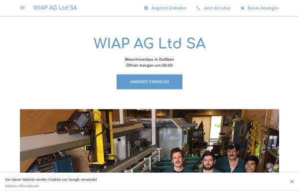 Vorschau von wiap-ag-ltd-sa.business.site, Wiap AG Ltd SA