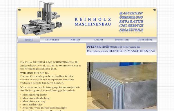 Vorschau von www.f-reinholz.de, Franz Reinholz Maschinenservice