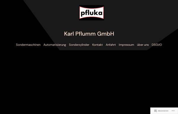 Vorschau von www.pfluka.de, Karl Pflumm GmbH