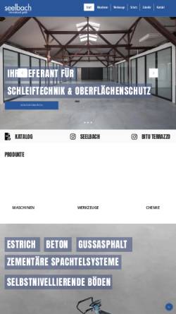 Vorschau der mobilen Webseite diamantboden.de, Seelbach GmbH