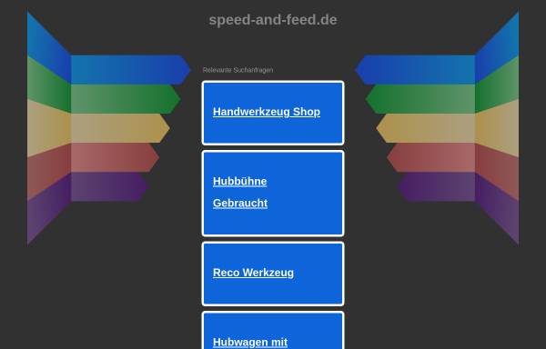 Vorschau von www.speed-and-feed.de, speed & feed