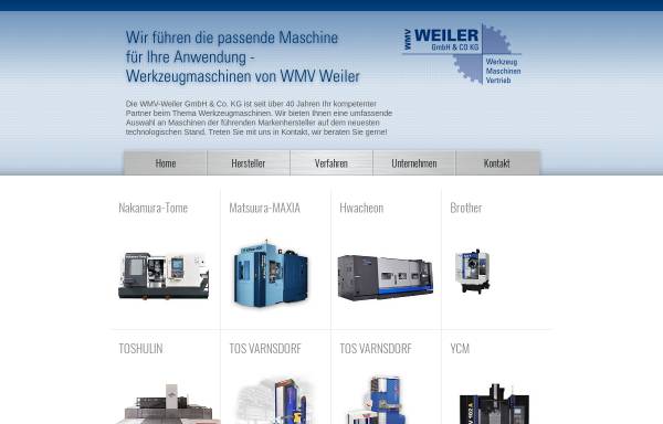 Vorschau von www.weiler-wzm.de, Weiler GmbH & Co. KG