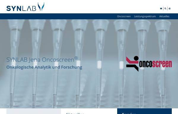 Vorschau von www.oncoscreen.com, Oncoscreen GmbH