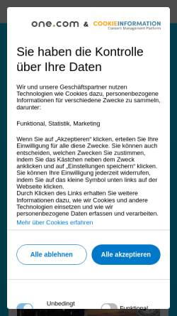 Vorschau der mobilen Webseite www.tc-hurrican.de, 1. Köthener/ Edderitzer Tauchclub Hurrican e.V.