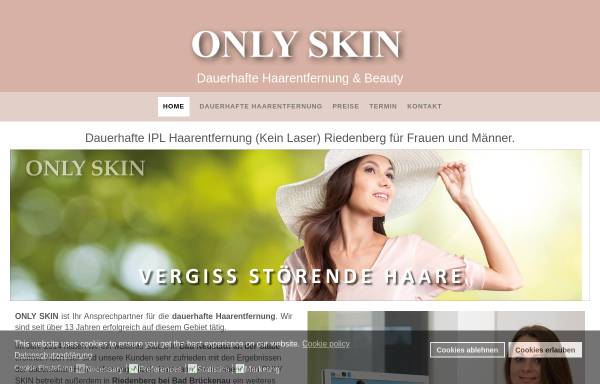 Vorschau von www.onlyskin.de, Only Skin