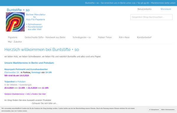 Vorschau von www.buntstifte-und-so.de, Buntstifte und so, Thora Wietrek