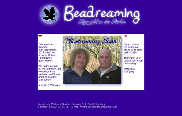 Vorschau von www.beadreaming.de, Beadreaming