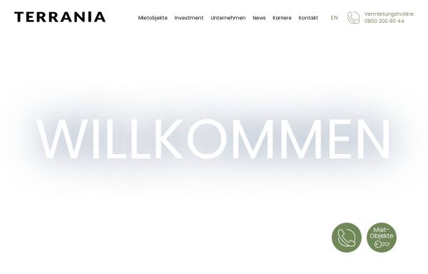 Vorschau von www.terrania.de, Terrania AG