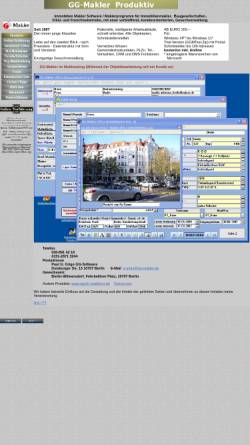 Vorschau der mobilen Webseite www.gg-makler.de, Maklersoftware Immobilien