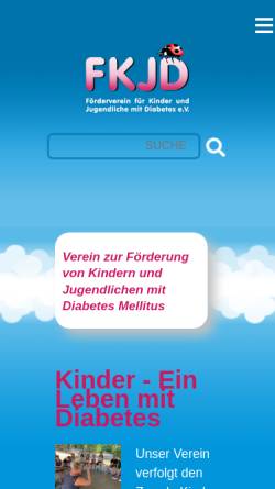 Vorschau der mobilen Webseite www.fkjd.de, FKJD