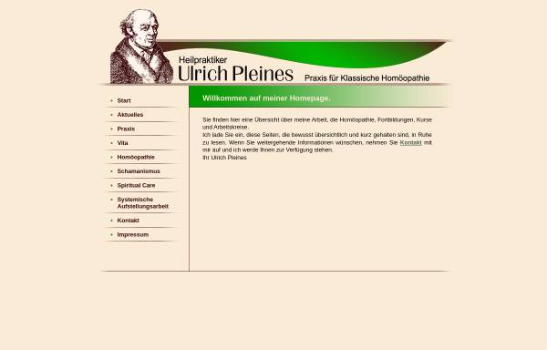 Vorschau von www.ulrichpleines.de, Ulrich Pleines