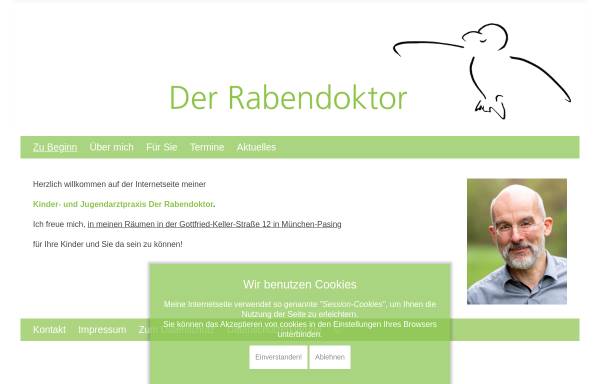 Vorschau von www.der-rabendoktor.de, Dr. med. Steffen Rabe
