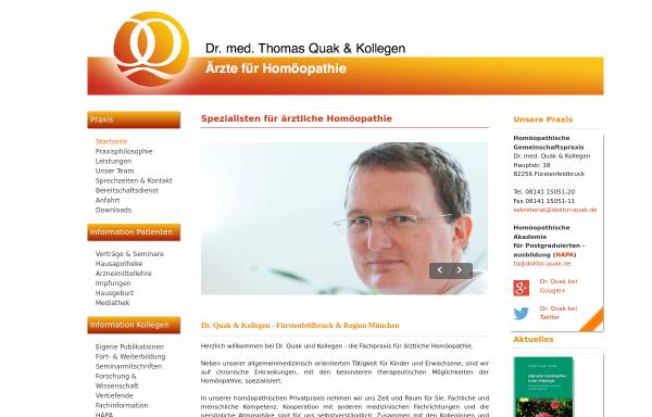 Vorschau von doktor-quak.de, Dr. med. Thomas Quak