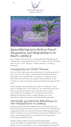 Vorschau der mobilen Webseite heidrun-duewel.de, Heidrun Düwel
