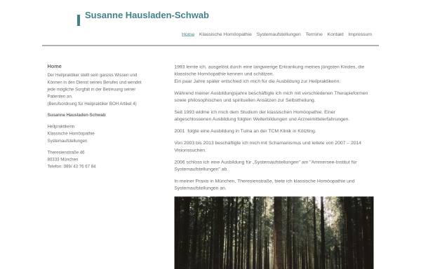 Vorschau von www.heilpraxis-hausladen.de, Susanne Hausladen-Schwab