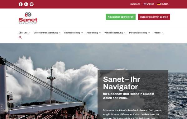 Vorschau von www.sanet.eu, Sanet GmbH