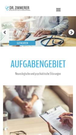 Vorschau der mobilen Webseite www.neurologe-lu.de, Gemeinschaftspraxis Neurologie und Psychiatrie