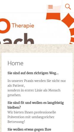 Vorschau der mobilen Webseite www.physio-lauterbach.de, Physiotherapie Timo Lauterbach