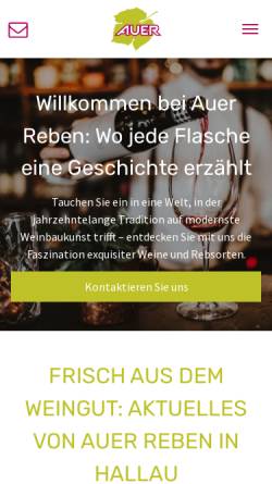 Vorschau der mobilen Webseite www.rebschulen.ch, Martin Auer