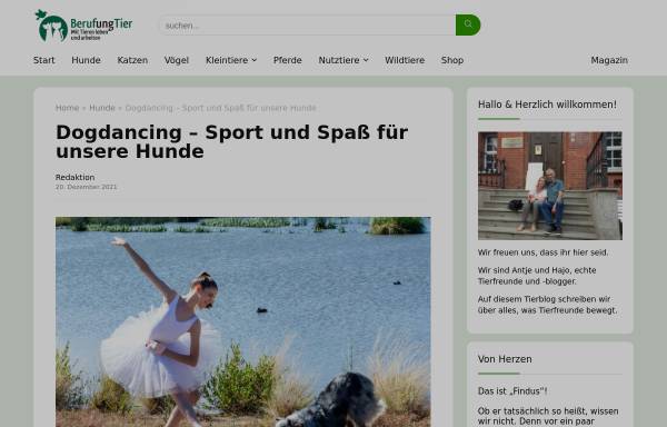 Vorschau von www.dogdancing.de, Dogdancing