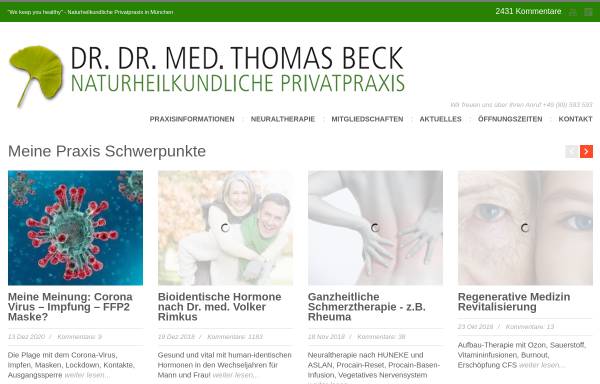 Vorschau von www.beckdoc.de, Dr. Dr. med Thomas Beck
