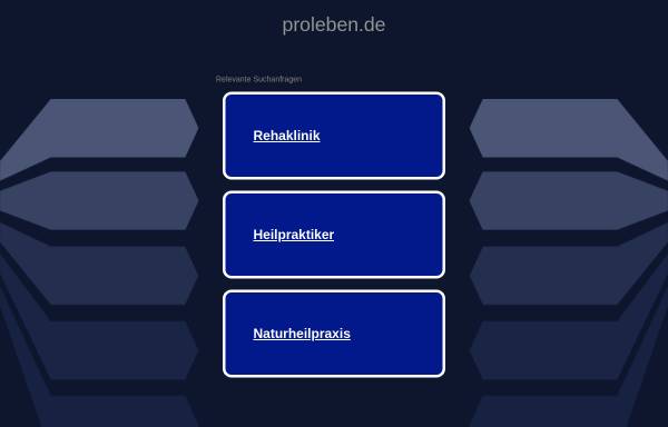 Vorschau von www.proleben.de, ProLeben GmbH