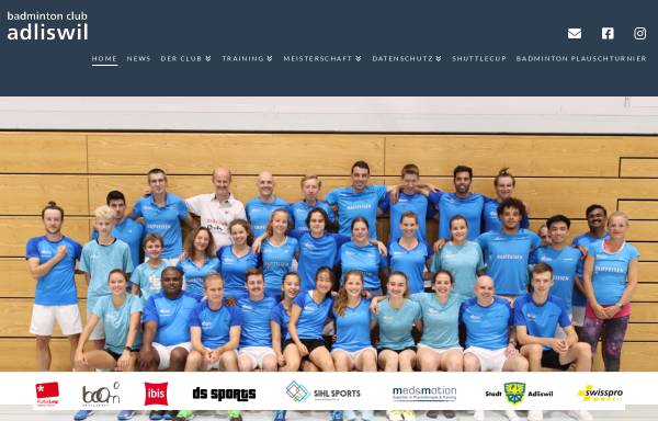 Vorschau von www.bcadliswil.ch, Adliswiler Badminton Club