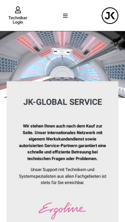Vorschau der mobilen Webseite www.jk-globalservice.de, JK-Global Service GmbH