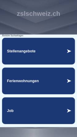 Vorschau der mobilen Webseite www.zslschweiz.ch, Zentrum für Selbstbestimmtes Leben