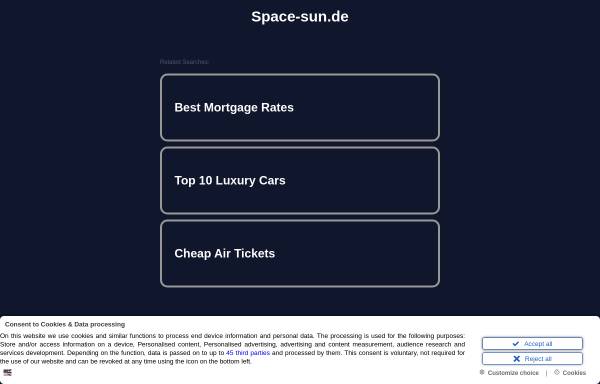 Vorschau von space-sun.de, Rolfes Wellness & Sportgeräte - Produktion & Vertriebs GmbH