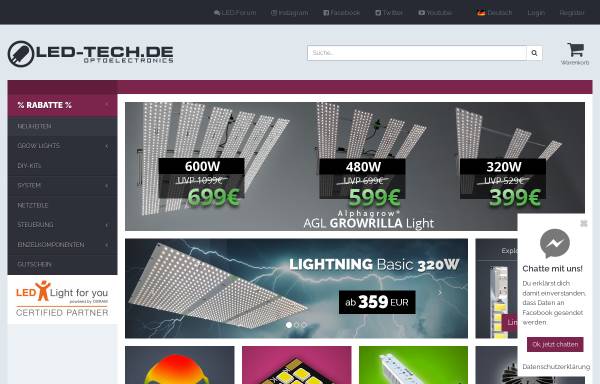 Vorschau von www.led-tech.de, LED-Tech