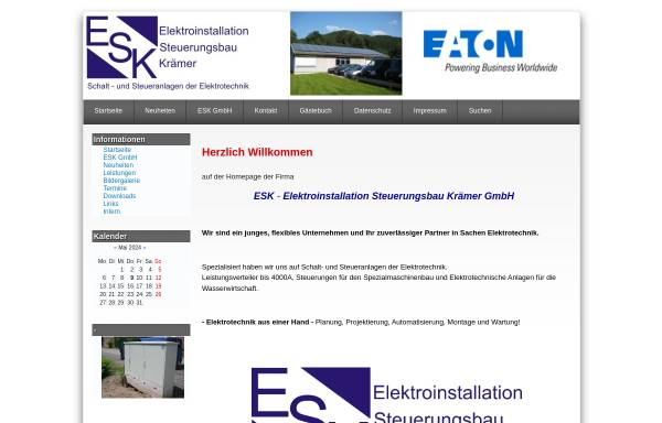 Vorschau von www.e-s-k-gmbh.de, ESK GmbH