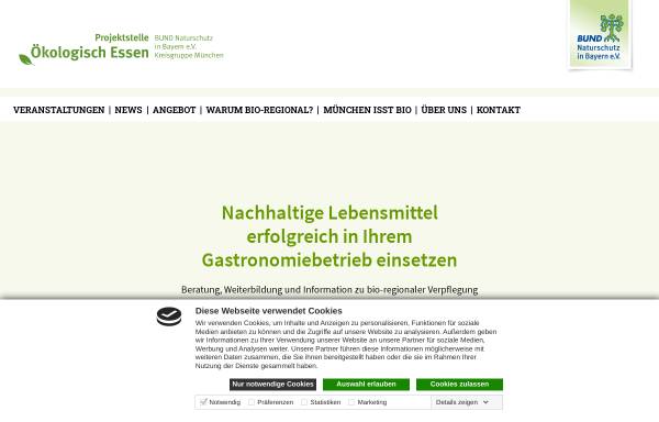 Vorschau von www.oekologisch-essen.de, Ökologisch essen