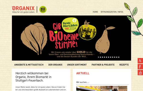 Vorschau von www.organix-biomarkt.de, Organix Biomarkt GmbH