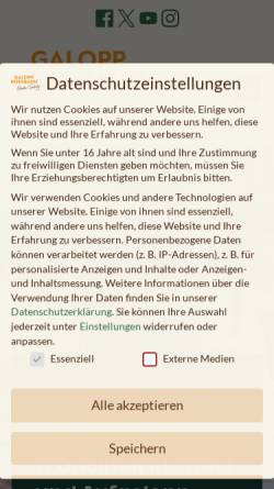 Vorschau der mobilen Webseite drv1890.de, Dresdener Rennverein 1890 e.V.