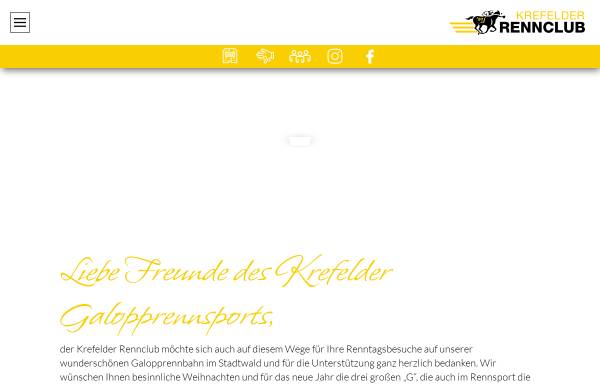 Vorschau von www.krefelder-rennclub.de, Krefelder Rennclub 1997 e.V