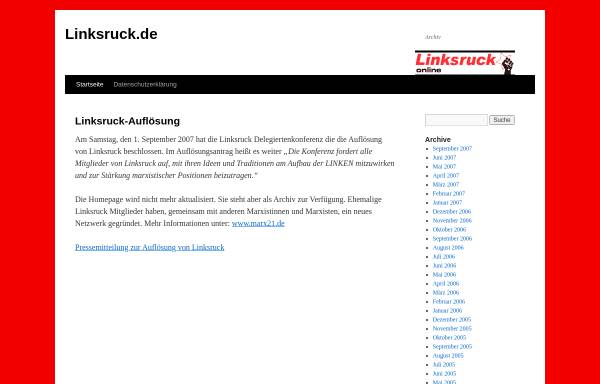 Vorschau von www.linksruck.de, Linksruck