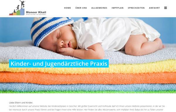 Vorschau von www.kinderarzt-gescher.de, Dr. med. Carl Fahr, Dipl. med. Bärbel Voigt