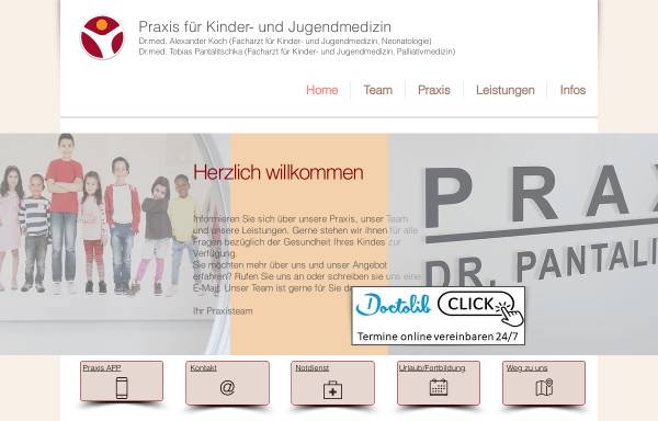 Vorschau von www.kinderarzt-rottenburg.de, Dr. med. Tobias Pantalitschka