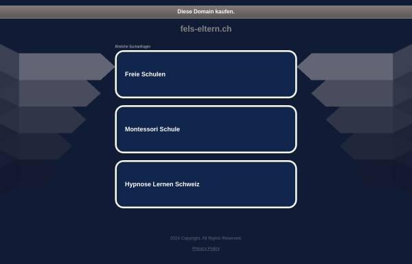 Vorschau von www.fels-eltern.ch, FELS - Freundinnen, Freunde und Eltern von Lesben und Schwulen