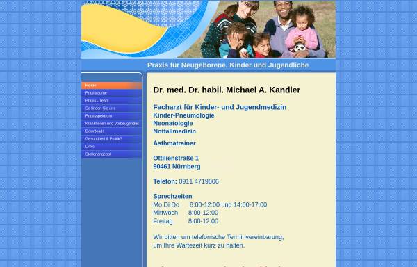 Vorschau von www.dr-kandler.de, PD Dr. med. Michael Kandler