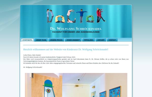 Vorschau von www.kinderarzt-schroecksnadel.com, Dr. Wolfgang Schröcksnadel