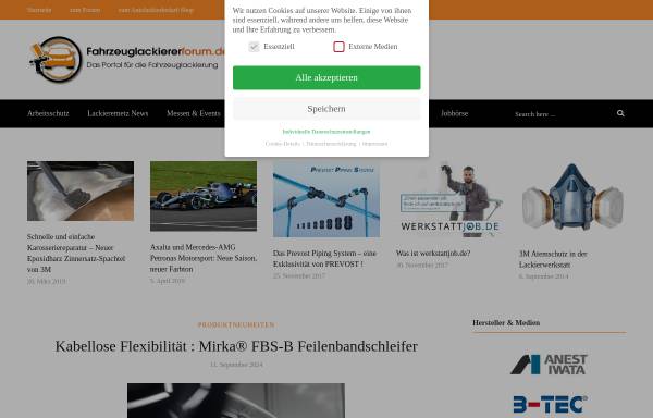 Vorschau von www.diespritzer.de, Diespritzer - Selbstlackier-Forum